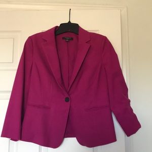 Ann Taylor magenta blazer (3/4 sleeve)